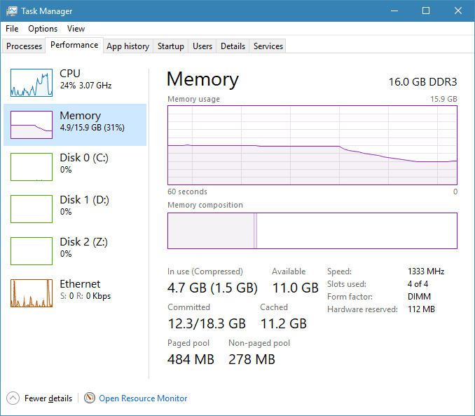 Task Manager 2017 11 13 21 34 31 - Memory Cleaner for Windows