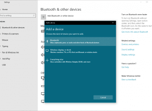 Windows 10 - add a bluetooth device