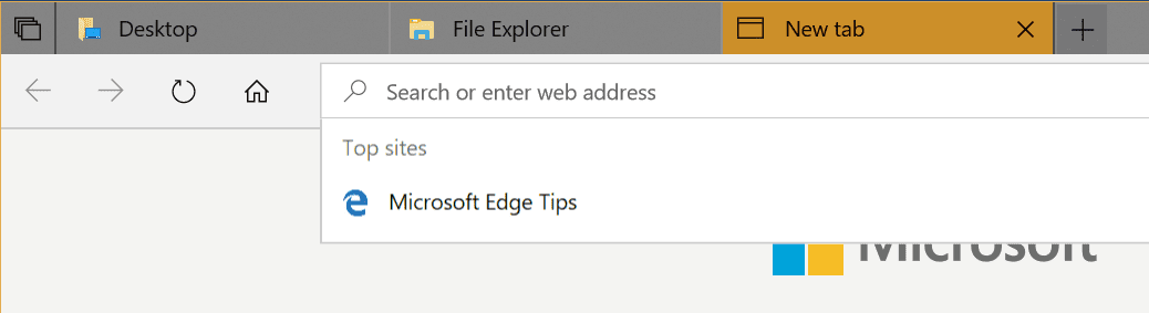 Edge tabs with File Explorer tabs - How To Use New Tabs in File Explorer in Windows 10