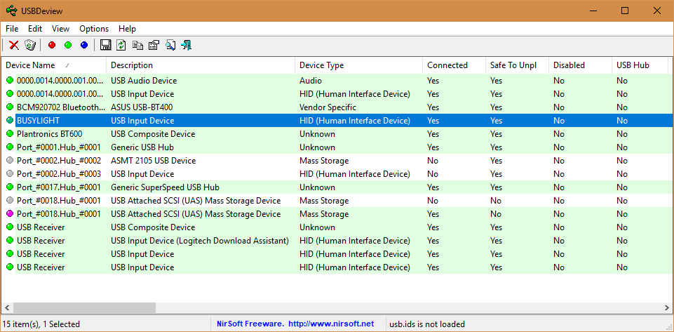 USBDeview 2018 04 09 17 21 04 - How Much Power Output the USB Ports Provide on My Computer