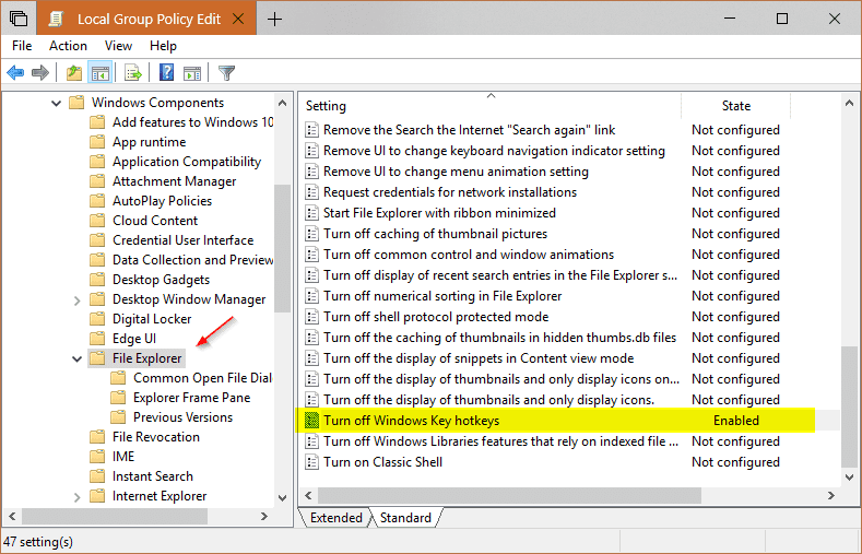 image 14 - How To Disable Any Specific Win Keyboard Shortcut in Windows