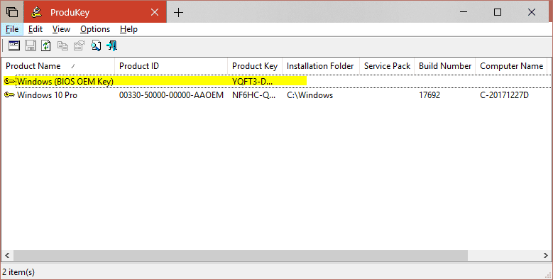 2018 06 28 11 36 42 ProduKey - How To Retrieve Windows 8 and 10 OEM Product Key From BIOS