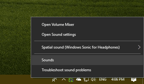Right click speaker and sound - How To Automatically Mute Music When My Phone Rings