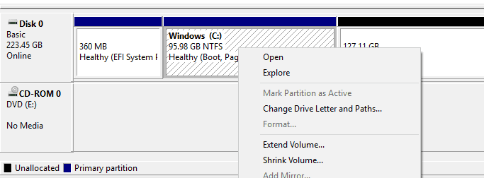 image 18 - What to Do When Extend Volume Option Grayed Out