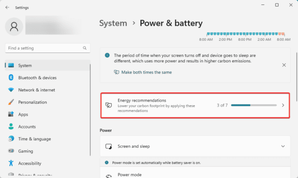 Ernergy 600x359 - Best Settings to Improve Windows 11 Battery Life