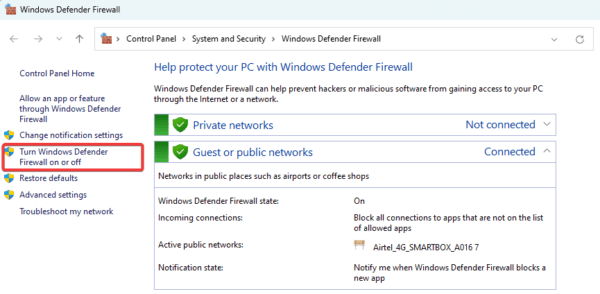 Firewall 2 600x294 - Windows Error Code 0x80072f8f