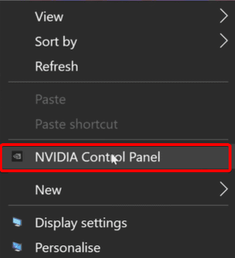 NVIDIA control panel - Top Fixes for Desktop Window Manager High GPU Usage