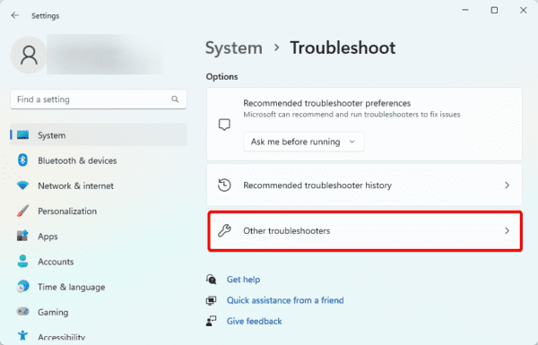 Other troubleshooters 3 600x385 - Best Fixes if Windows 11 KB5029263 is Not Installing