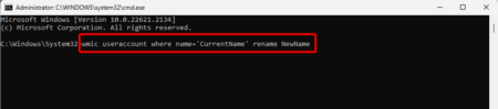 how to change offline account name in windows 11