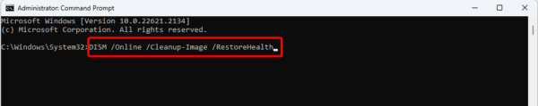 restore system health 600x119 - How to Fix File System Error (-2147163901) on Windows 11