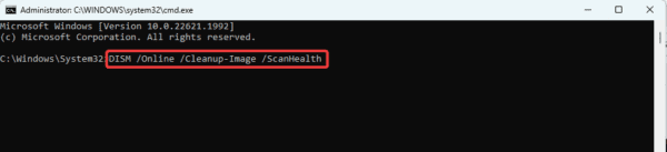 scan health 600x137 - Critical Process Died Error on Windows 11