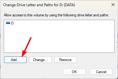 Add drive path - exFAT Drive Not Showing or Recognized in Windows 11: Top Fixes