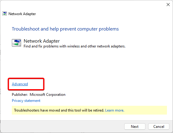 Advanced 2 - FIXED: Default Gateway Is Not Available on Windows