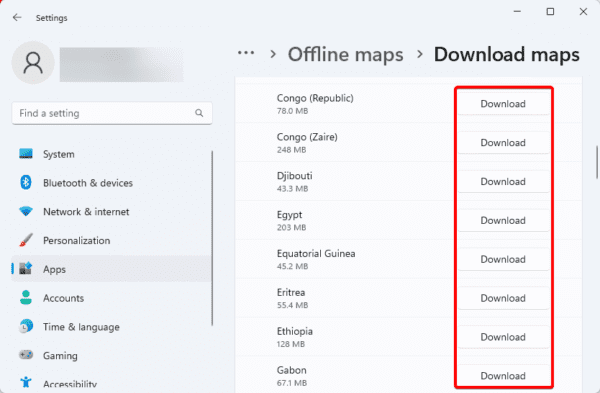 Download button 600x393 - Complete Guide to Download and Use Maps Offline on a Windows 11 Device