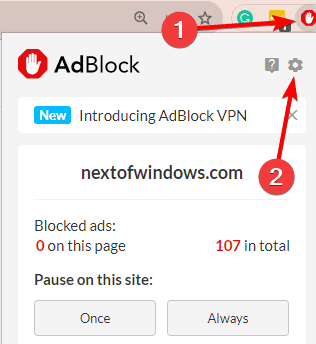Open Adblock settings - AdBlock Not Working on Twitch: Top Browser Fixes