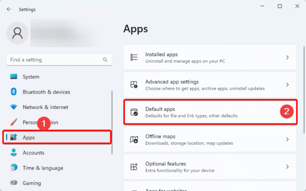Defaults apps 600x374 - Missing Right-click Print on the Windows 11 File Explorer: Best Fixes