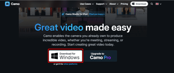 download camo for windows 600x254 - Easy Ways to Use Your iPhone as a Webcam on Windows 11