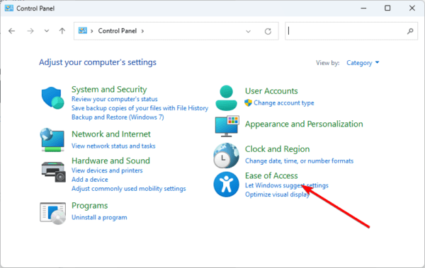 Ease of access 600x379 - How to Enable and Use the Mouse on Windows 11 Via the Keyboard