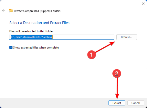 Extract file 600x444 - How to Unzip or Extract Files on Windows 11