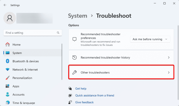 Other troubleshooters 1 600x358 - Best Fixes When the Phone Link App Is Not Working on Windows 11