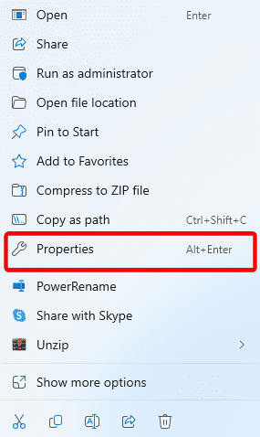 Properties 4 - Application Was Unable to Start Correctly on Windows 11: Top Fixes