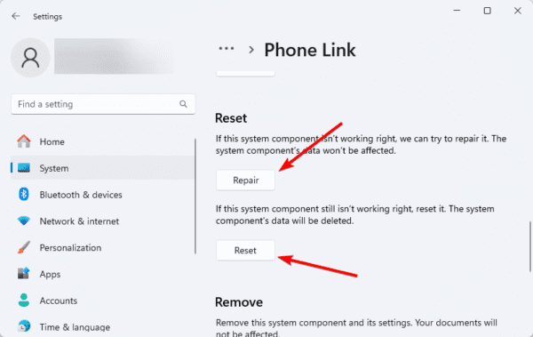 Repair reset 600x379 - Clipboard Copy Not Working In Phone Link: Top Fixes