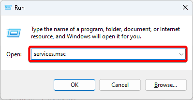 Services.msc  - Best Fixes for Windows 11 Update Error 0x8024402f