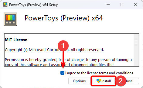 Start installation - Microsoft PowerToys: What Is It and How to Download and Install It
