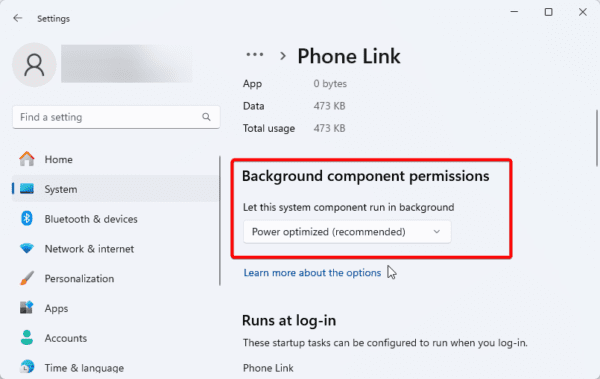 background permissions 600x379 - Best Fixes When the Phone Link App Is Not Working on Windows 11