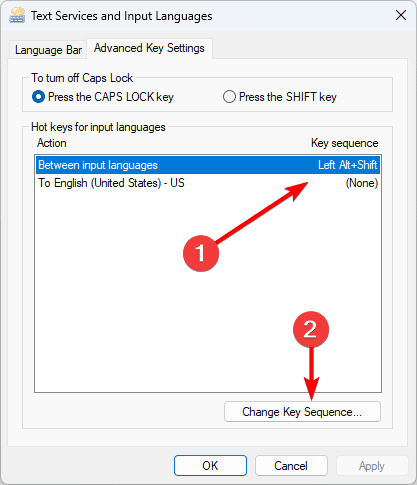 input hotkey - Fixed: Alt + Shift Not Changing Language on Windows 11