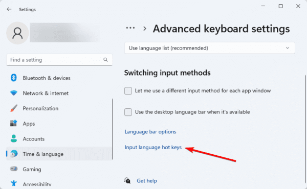 input language hotkeys 600x370 - Fixed: Alt + Shift Not Changing Language on Windows 11