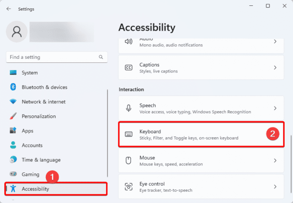 Accessibility 600x417 - Alt Tab Stopped Working on Windows 11: Fixed