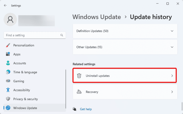 Uninstall updates 600x372 - Windows 11 Function Keys Are Not Working: Best Fixes