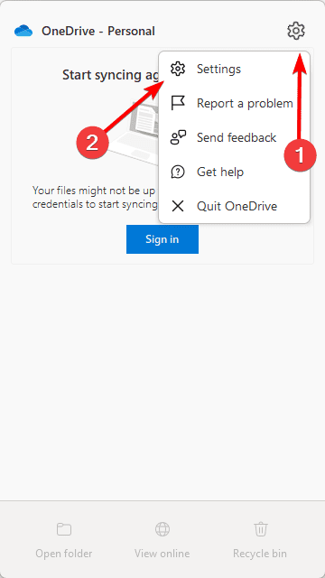 OneDrive Settings - Top Fixes When OneDrive is Not Showing in File Explorer in Windows 11