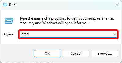 Open cmd 8 - Windows 11 Mouse Cursor Disappeared: Top Fixes