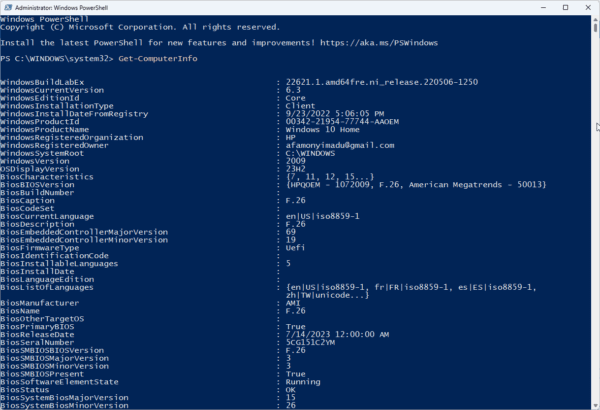 powershell system specs 600x410 - All Ways to Check PC Specs on Windows 11