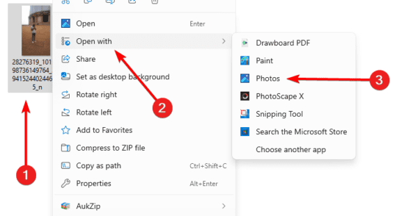 Open With Photos 600x311 - Top Ways to Remove Image Background on Windows 11