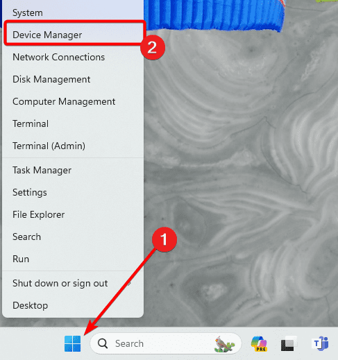 Open device manager 2 - How to Fix Camera Black Screen in Windows 11