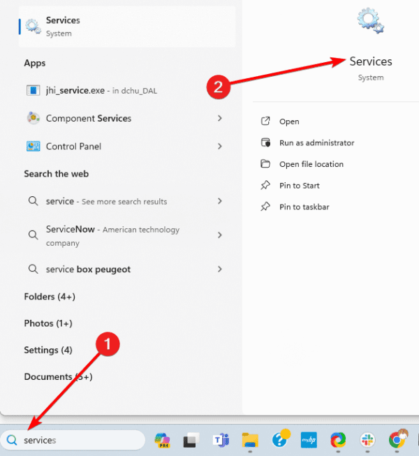 Services app 600x653 - Top Fixes When Windows 11 WiFi Option Disappears