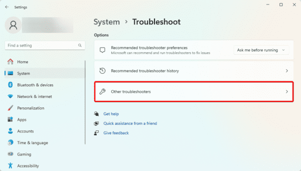 other troubleshooters 600x341 - Fixed: Modules Installer Worker High CPU Usage