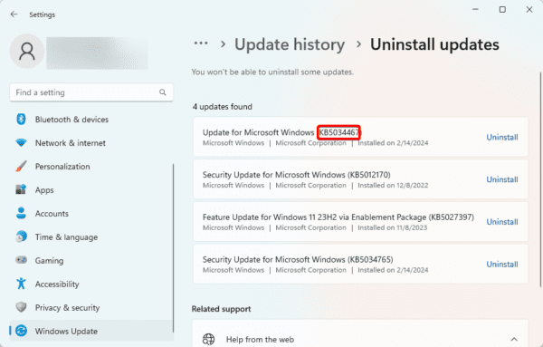 recent update 600x383 - Windows 11 Update Error 0x800f0831