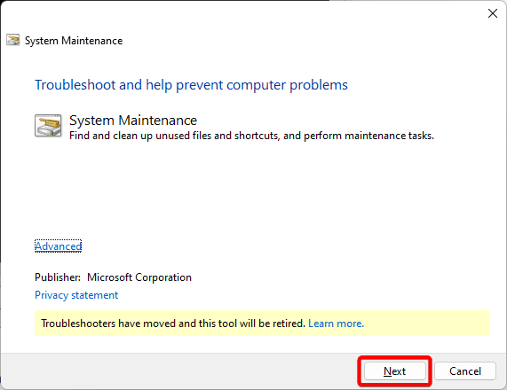 run troubleshooter - Windows 11 Shell Infrastructure Host High CPU Usage: FIXED