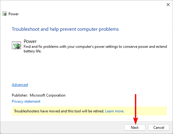 running troubleshooter 1 - Windows 11 Stuck on Shutting Down Screen: Top Fixes