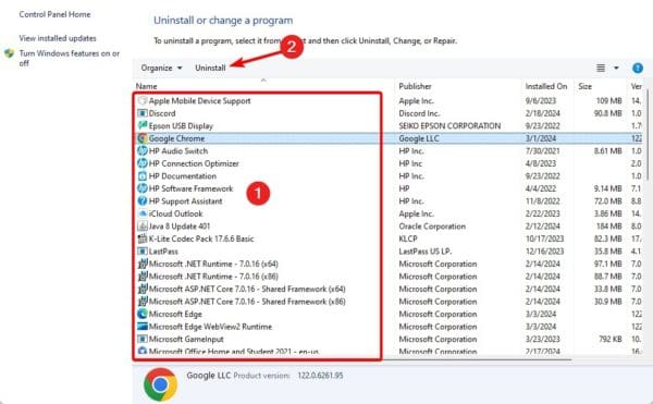 App uninstallation using apps and features 600x371 - Windows Cannot Find uninstall.exe Error: Top Fixes