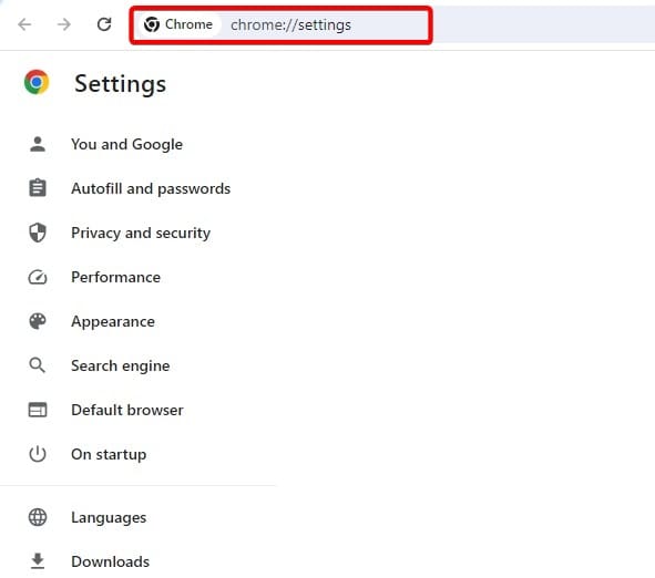 Chrome settings - How to Fix YouTube Not Playing Videos in Windows 11