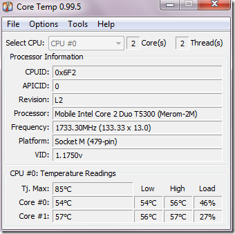 Intel Core 2 duo TEMP - How to Monitor Your CPU Temperature in Windows 7