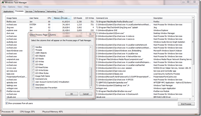 windows task manager - How to get More Info From Windows Task Manager to Diagnose Your System