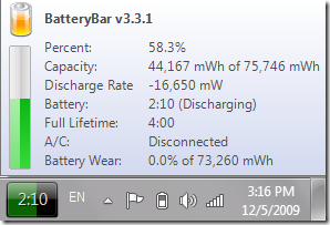 batterybar 1 - Monitor Your Battery Performance 101