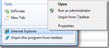 right click and right click - [Tips] Keyboard Shortcut to run any Taskbar-Docked Application as Administrator