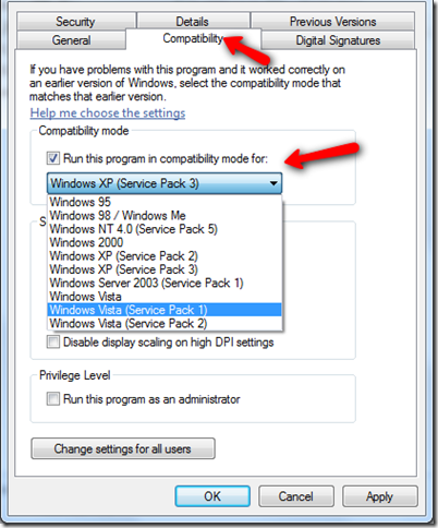 vista compatibility mode - What Can I Do If My Hardware Doesn't Work in Windows 7